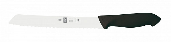 Нож хлебный Icel 20см, черный HORECA PRIME 28100.HR09000.200 фото